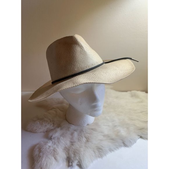 Vintage Other - Vintage Rockmount Ranch Wear Mens Western Cowboy Hat Straw Beige Tan S/M